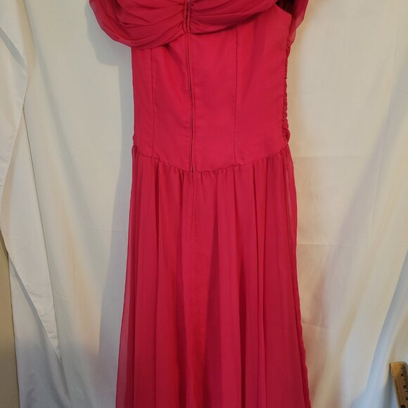 Vintage Jessica McClintock Pink Party Dress 11/12 - Picture 4 of 4